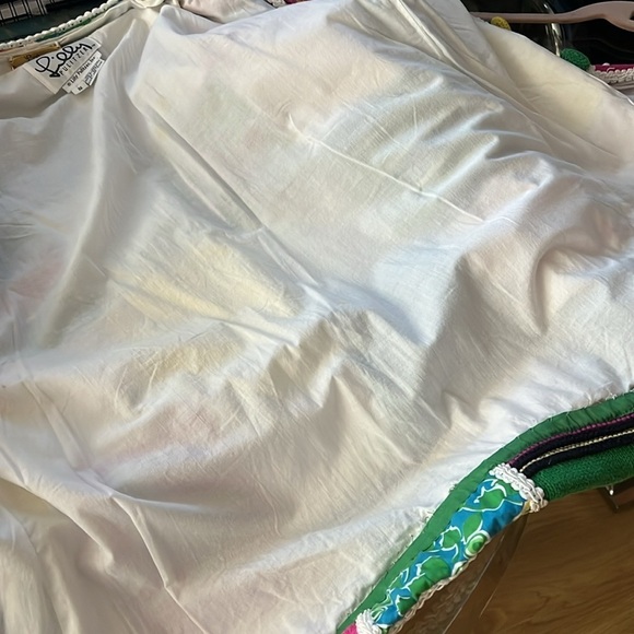 Lilly Pulitzer Sz S Vintage Patchwork Cardigan Cotton Lined Sweater Jacket - Picture 7 of 7